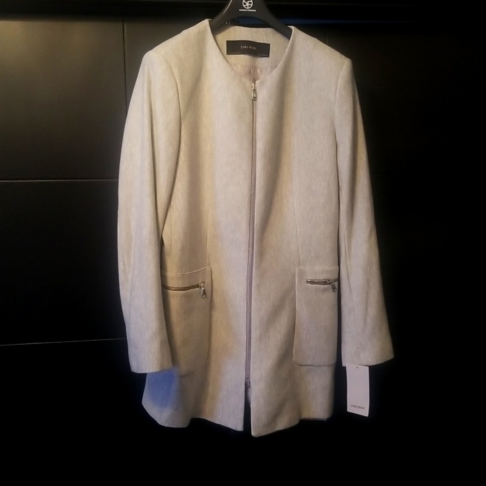 Zara Light Grey Blazer